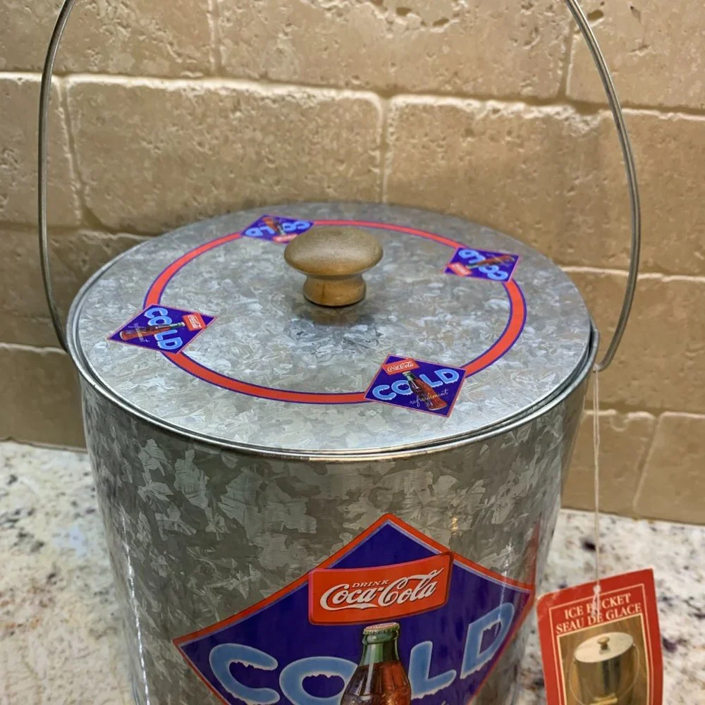 Coca-Cola COKE Ice Bucket Galvanized